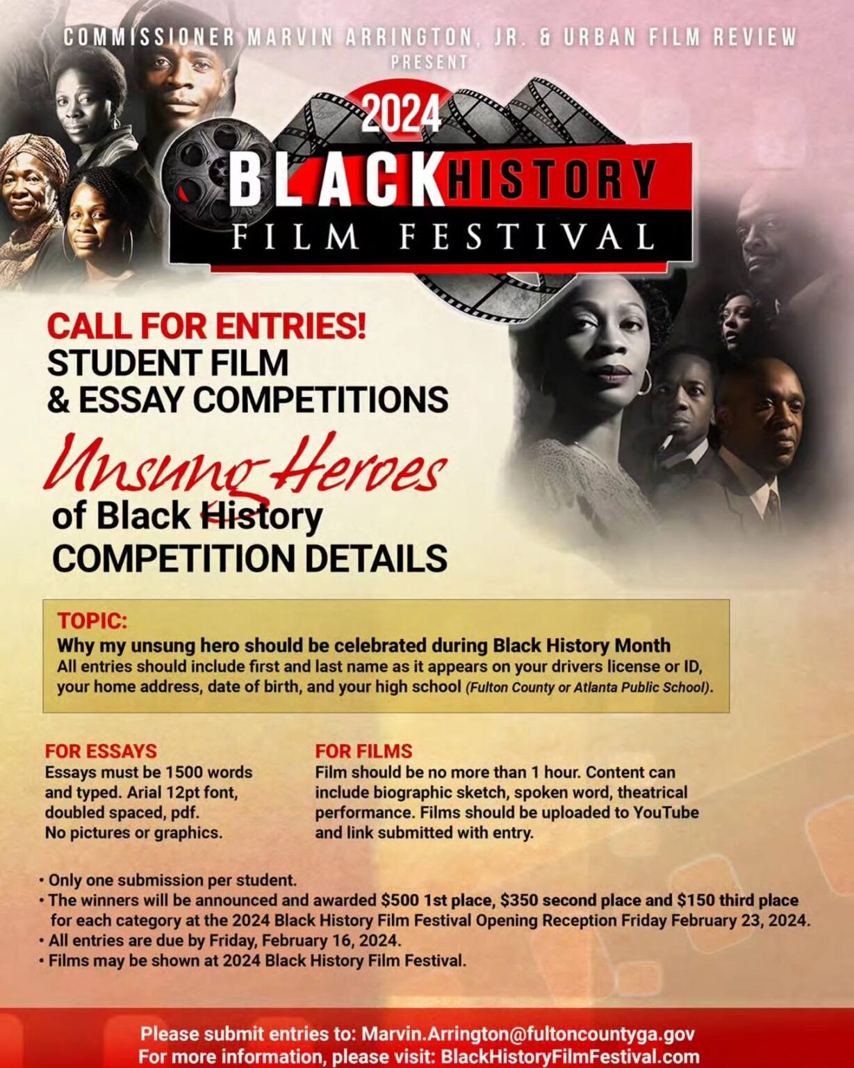 Competitions – Black History Film Festival